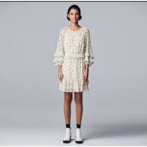 NWT Vera Wang Sash Midi Dress XL